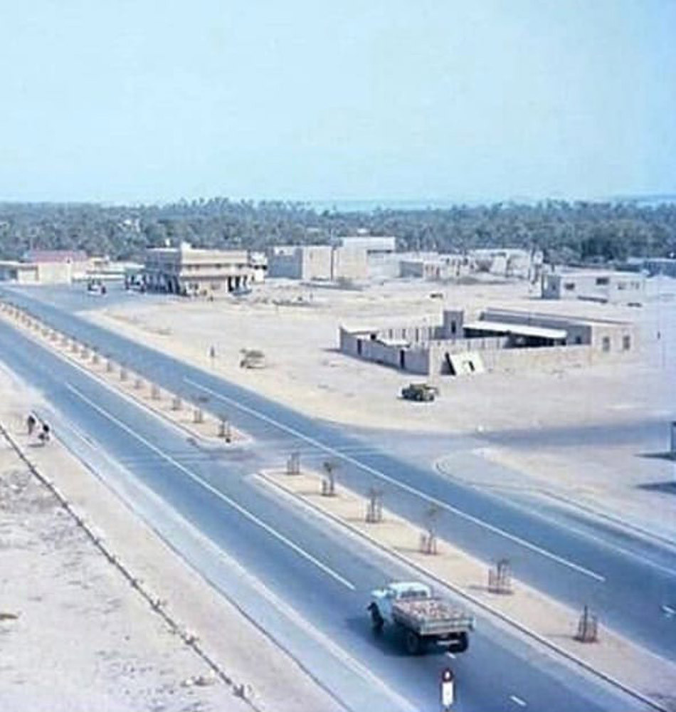 موقع محطة علي بن ابراهيم في البلاد القديم أواخر الستينيات