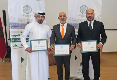 وفد المجلس البحريني للألعاب القتالية يختتم مشاركته في ملتقى الاتحادات الرياضية العربية بالمغرب