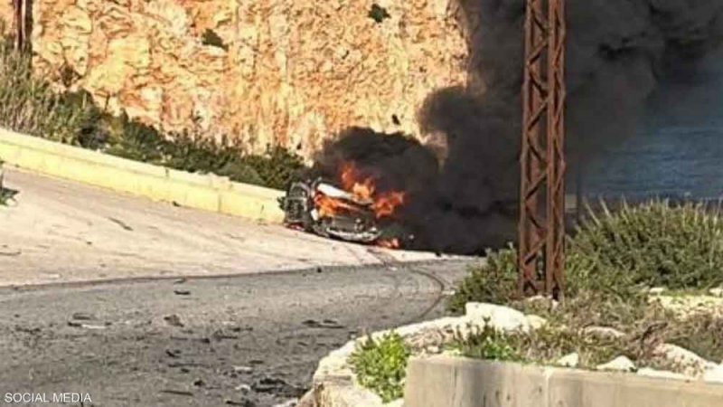 مسيّرة إسرائيلية تستهدف سيارة جنوبي لبنان ومعلومات عن 3 قتلى