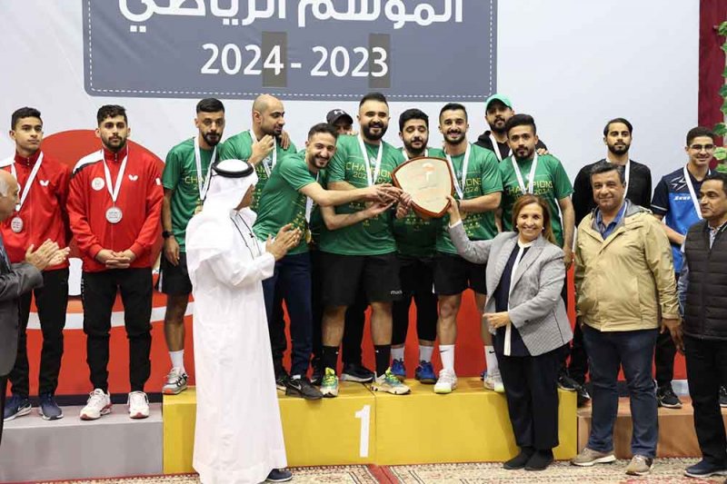 فريق البحرين بطلا لدوري العموم لكرة الطاولة