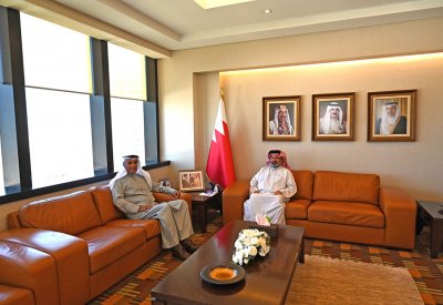 رئيس ديوان الرقابة المالية والإدارية يستقبل رئيس جهاز المساحة والتسجيل العقاري لبحث تعزيز الشراكة والتعاون