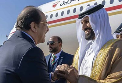 سمو مستشار الأمن الوطني قائد الحرس الملكي يصل الى جمهورية مصر العربية