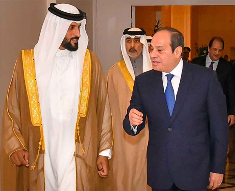 فخامة الرئيس المصري يستقبل سمو مستشار الأمن الوطني قائد الحرس الملكي