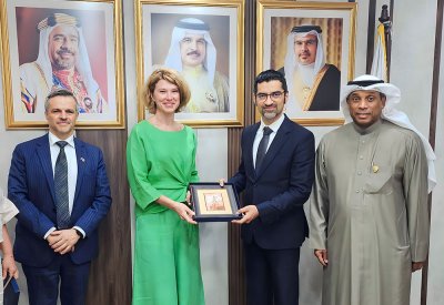 وزير شؤون البلديات والزراعة يستقبل نائب وزير الزراعة بروسيا الاتحادية