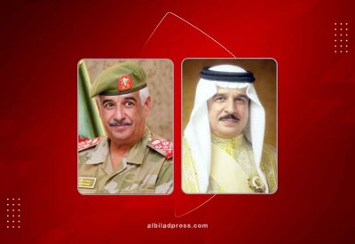 جلالة الملك المعظم يتلقى برقية تهنئة من رئيس الحرس الوطني بمناسبة اليوبيل الفضي لتولي جلالته مقاليد الحكم