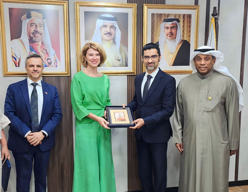 وزير شؤون البلديات والزراعة يستقبل نائب وزير الزراعة بروسيا الاتحادية