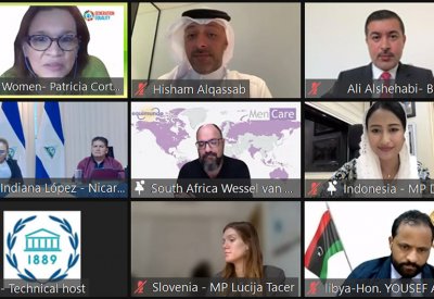 "الشعبة البرلمانية" تشارك بجلسة افتراضية حول الرعاية المتساوية للأبناء وتأثيرها على المساواة بين الجنسين في العمل