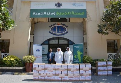 1200 سلة رمضانية مساهمة خيرية من أصحاب الأعمال والمحسنين