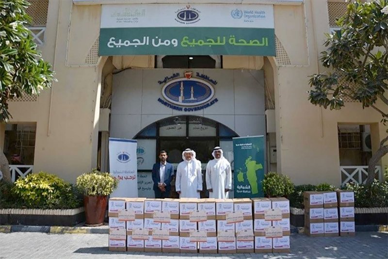 1200 سلة رمضانية مساهمة خيرية من أصحاب الأعمال والمحسنين