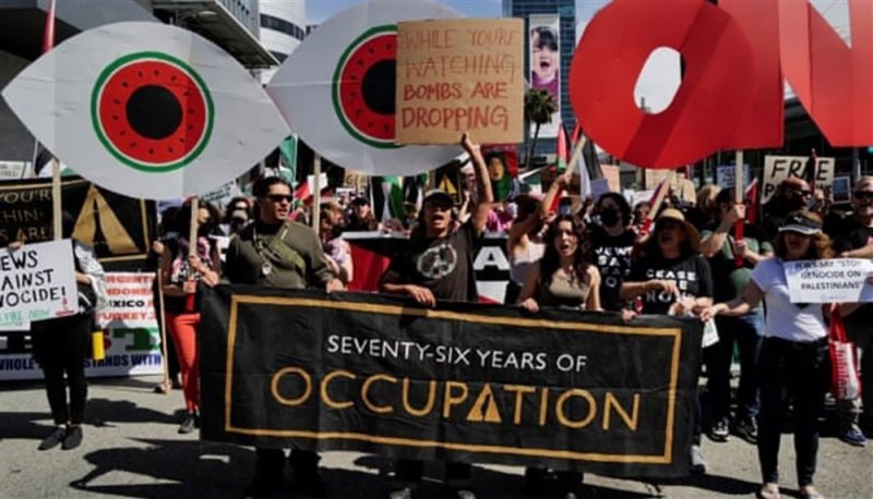 احتجاج مؤيد لفلسطين يعطل انطلاق حفل توزيع جوائز الأوسكار