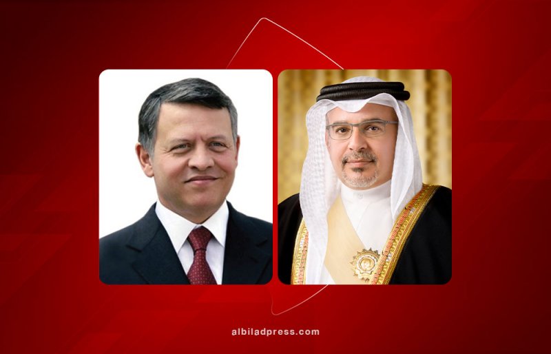 سمو ولي العهد رئيس مجلس الوزراء يتلقى برقية شكر جوابية من العاهل الأردني