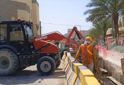 بدء العمل بمشروع للصرف الصحي يوفر الخدمة لـ 345 عقارًا بالمالكية