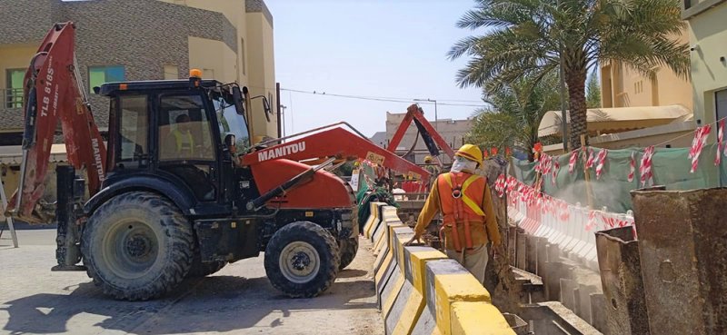 بدء العمل بمشروع للصرف الصحي يوفر الخدمة لـ 345 عقارًا بالمالكية