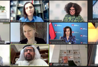 الزايد: موقف ثابت لمملكة البحرين في الدعوة للسلام والتمسك بمبادئ الحوار والنهج السلمي للتوصل لحلول سياسية ناجعة