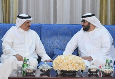 ولي عهد أم القيوين يستقبل سفير المملكة لدى دولة الإمارات