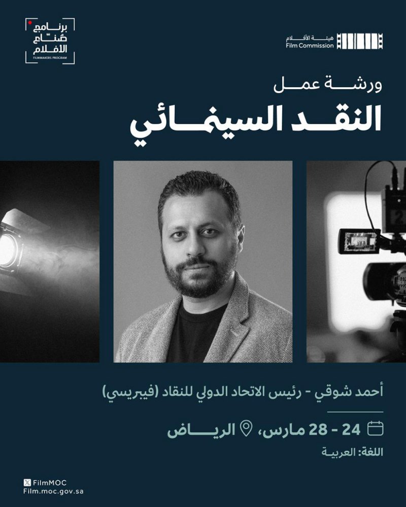 "هيئة الأفلام" تنظم ورشة عمل "النقد السينمائي".. 24 مارس