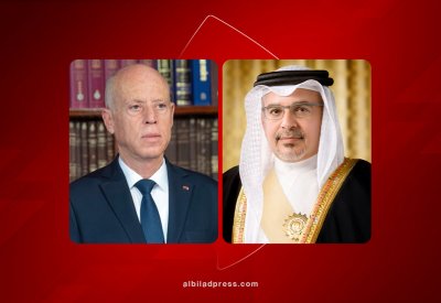 سمو ولي العهد رئيس مجلس الوزراء يهنئ الرئيس التونسي بذكرى الاستقلال