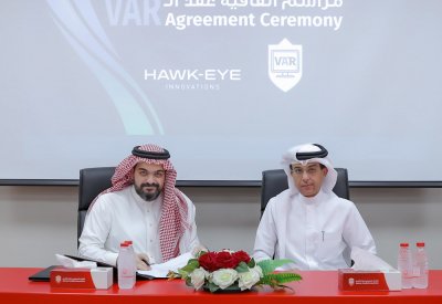 الاتحاد البحريني لكرة القدم يوقع اتفاقية توفير وتشغيل تقنية VAR