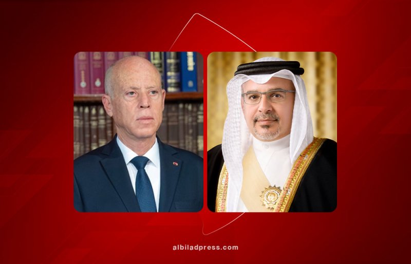 سمو ولي العهد رئيس مجلس الوزراء يهنئ الرئيس التونسي بذكرى الاستقلال