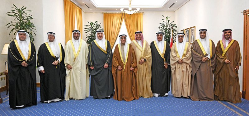 سمو الشيخ محمد بن مبارك آل خليفة يستقبل السفراء الجدد لمملكة البحرين