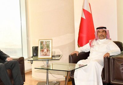 وزير النفط والبيئة يستقبل سفير جمهورية باراغوي لدى مملكة البحرين والمقيم في أبوظبي