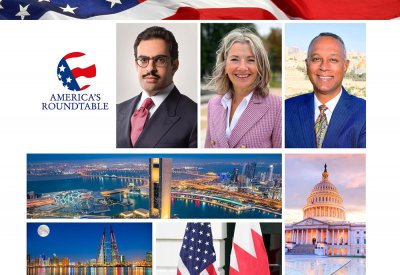 سفير مملكة البحرين لدى الولايات المتحدة الأمريكية يشارك في مدونة صوتية بعنوان " المائدة المستديرة الأمريكية"