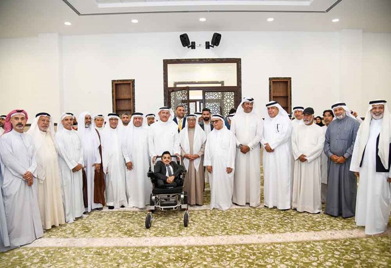 رئيس الأوقاف الجعفرية يفتتح مسجد المصطفى "ص" في منطقة المرخ 