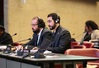 البنمحمد وحسن إبراهيم يشاركان في الاجتماع الثاني للجنة التنمية المستدامة بـ "البرلماني الدولي"