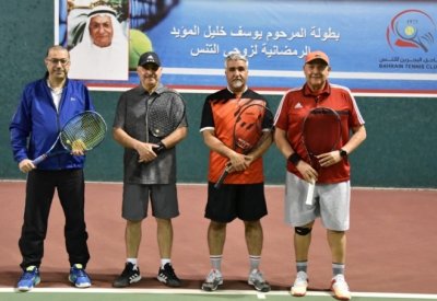 بطولة المرحوم يوسف خليل المؤيد الرمضانية لزوجي التنس تدخل أدوارها النهائية