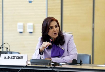 هالة رمزي تدعو لبحث سبل دعم النساء البرلمانيات المعرضات للعنف في مناطق النزاعات
