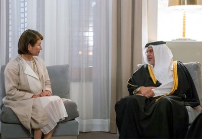 سمو ولي العهد رئيس الوزراء يؤكد الشراكة الاستراتيجية مع اليابان