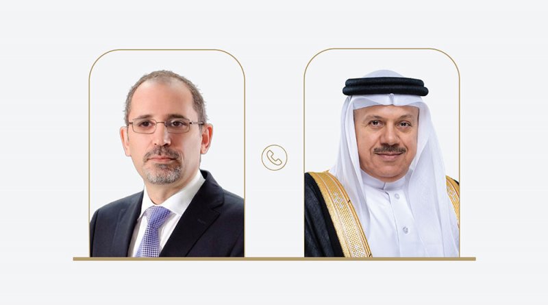 وزير الخارجية يجري اتصالاً هاتفيًا مع نائب رئيس الوزراء وزير الخارجية الأردني
