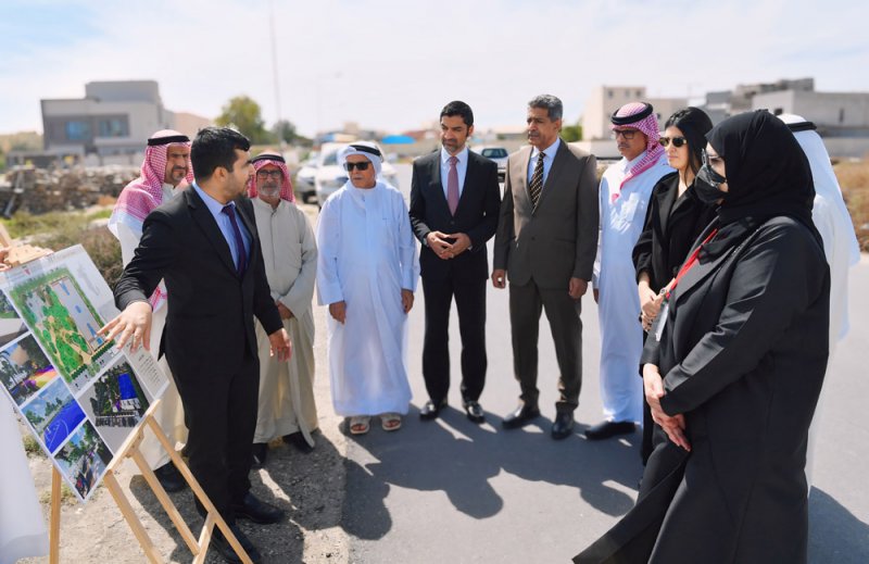 وزير شؤون البلديات والزراعة يطلع ميدانياً على مشاريع الدائرة السابعة بالمحافظة الشمالية