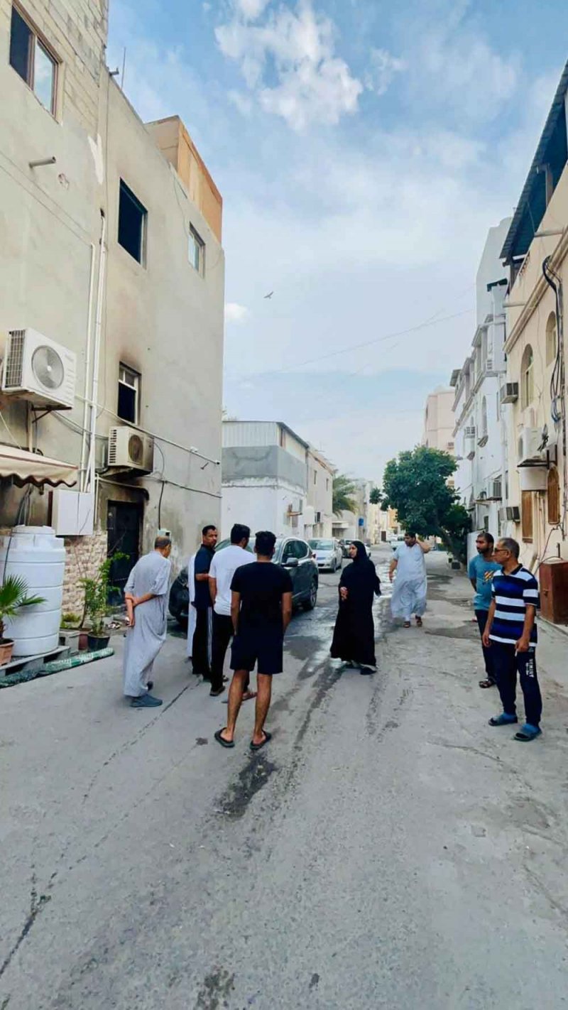 3 وحدات سكنية وشقة للعائلة المنكوبة