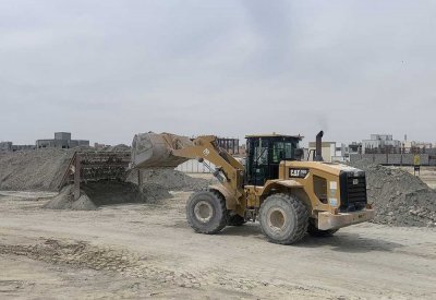 البدء في مشروع تزويد بو قوة مجمع 455 بالكهرباء والماء