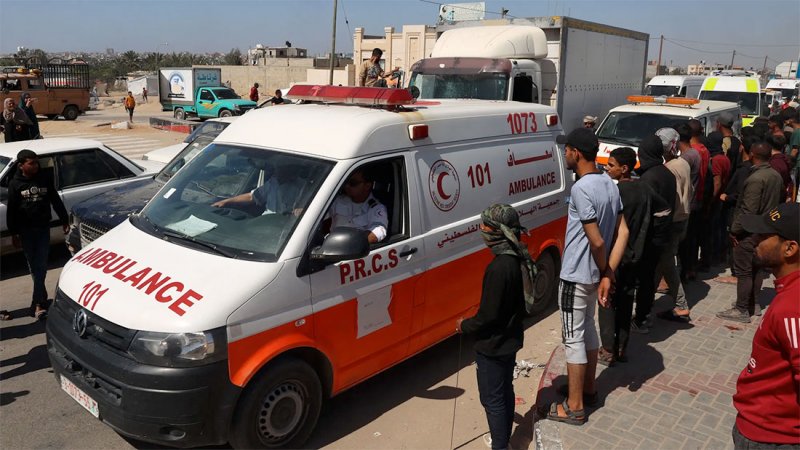 نقل جثامين عمال الإغاثة الأجانب إلى خارج غزة عبر معبر رفح