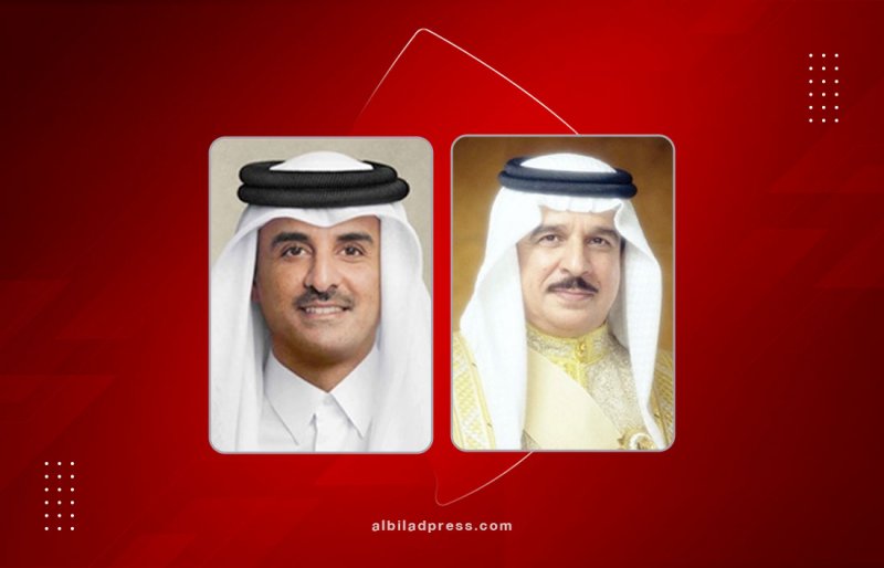 جلالة الملك المعظم يتبادل التهاني مع سمو أمير دولة قطر بمناسبة قرب حلول عيد الفطر المبارك