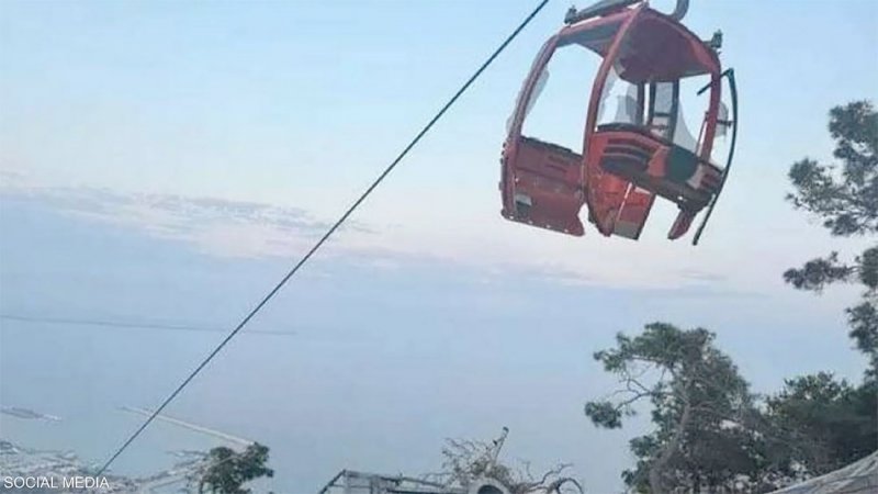 حادث مروع في تركيا.. العشرات عالقون داخل مقصورات تلفريك