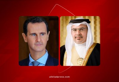 سمو ولي العهد رئيس مجلس الوزراء يهنئ الرئيس السوري بذكرى عيد الجلاء