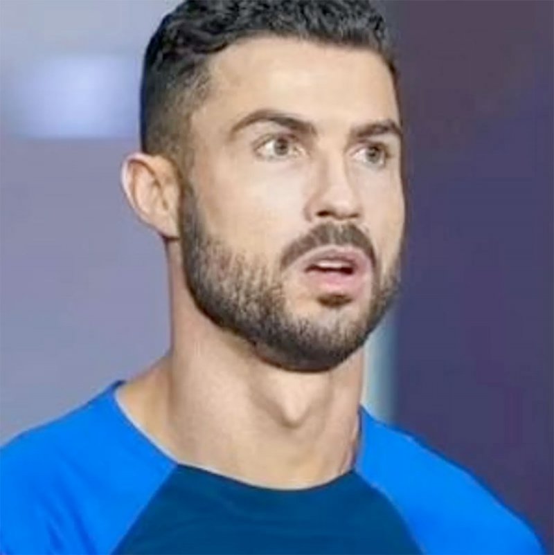 صورة تثير الجدل.. لحية رونالدو السبب
