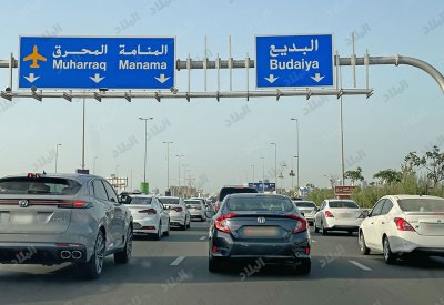 حادث مروري بين عدة مركبات بالقرب من أبو قوة يتسبب بازدحام للحركة المرورية