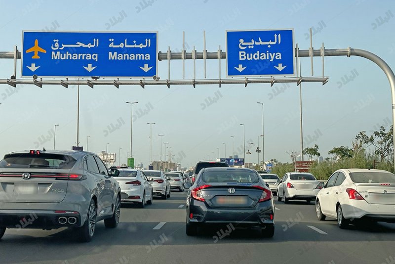 حادث مروري بين عدة مركبات بالقرب من أبو قوة يتسبب بازدحام للحركة المرورية