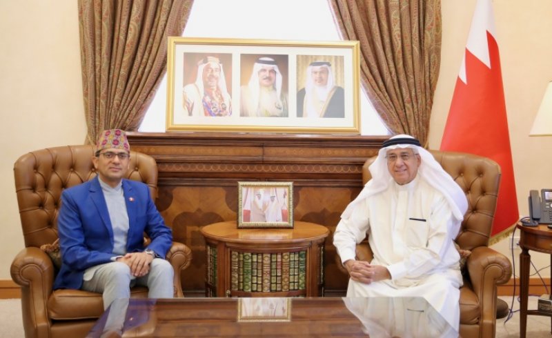 مستشار جلالة الملك لشؤون الاعلام يستقبل سفير نيبال لدى المملكة