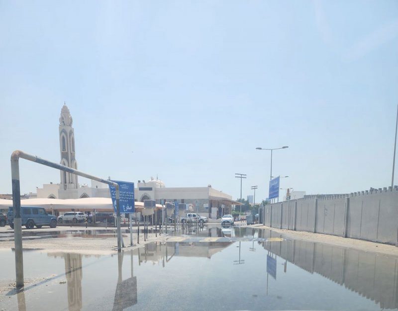 سيناريو محاصرة مقبرة المحرق بالأمطار يتكرر