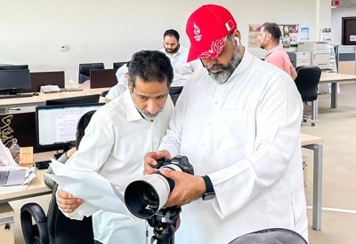 الزميل أسامة الماجد يبدأ تصوير فيلمه القصير " دينار"