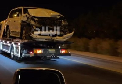 ابن النائب جميل ملا يتعرض لحادث عنيف "كنسل" السيارة