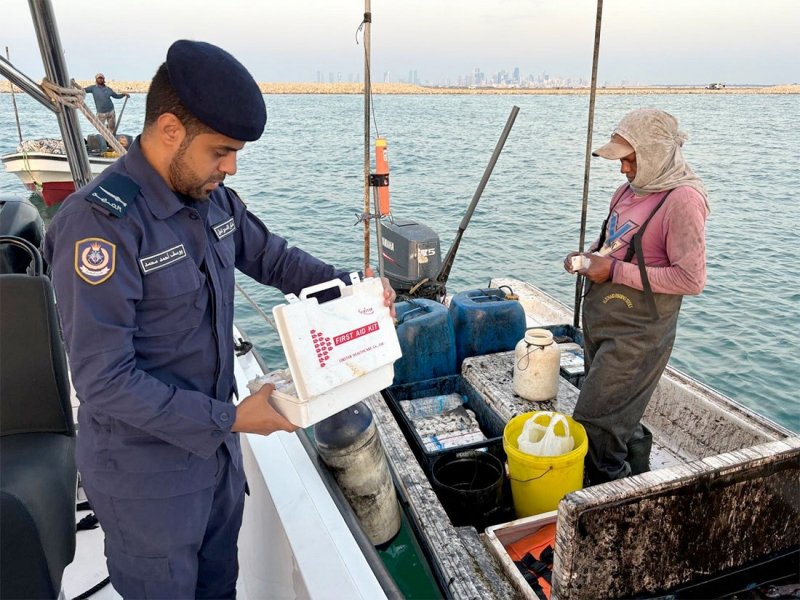 خفر السواحل تواصل حملاتها التفتيشية للتصدي للمخالفات البحرية