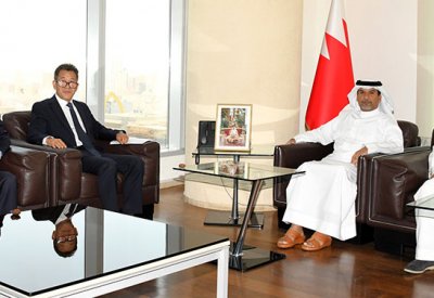 وزير النفط والبيئة يستقبل السفير الصيني لدى مملكة البحرين