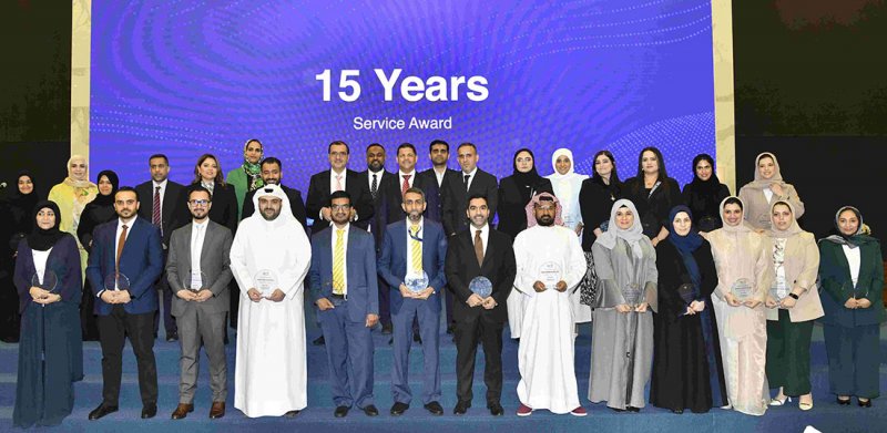 بنك البحرين والكويت يحتفي بـ 165 من موظفيه ذوي سنوات الخدمة الطويلة