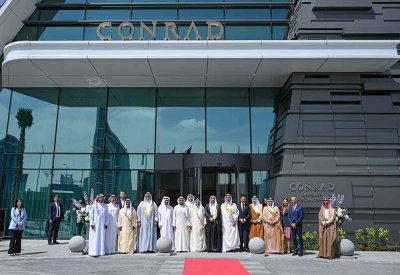 بالصور.. خالد بن عبد الله يفتتح "كونراد مرفأ البحرين المالي" ضمن سلسلة فنادق تفتتح العام الجاري